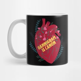 Hannigram is Canon Anatomical Heart and Flowers Mug